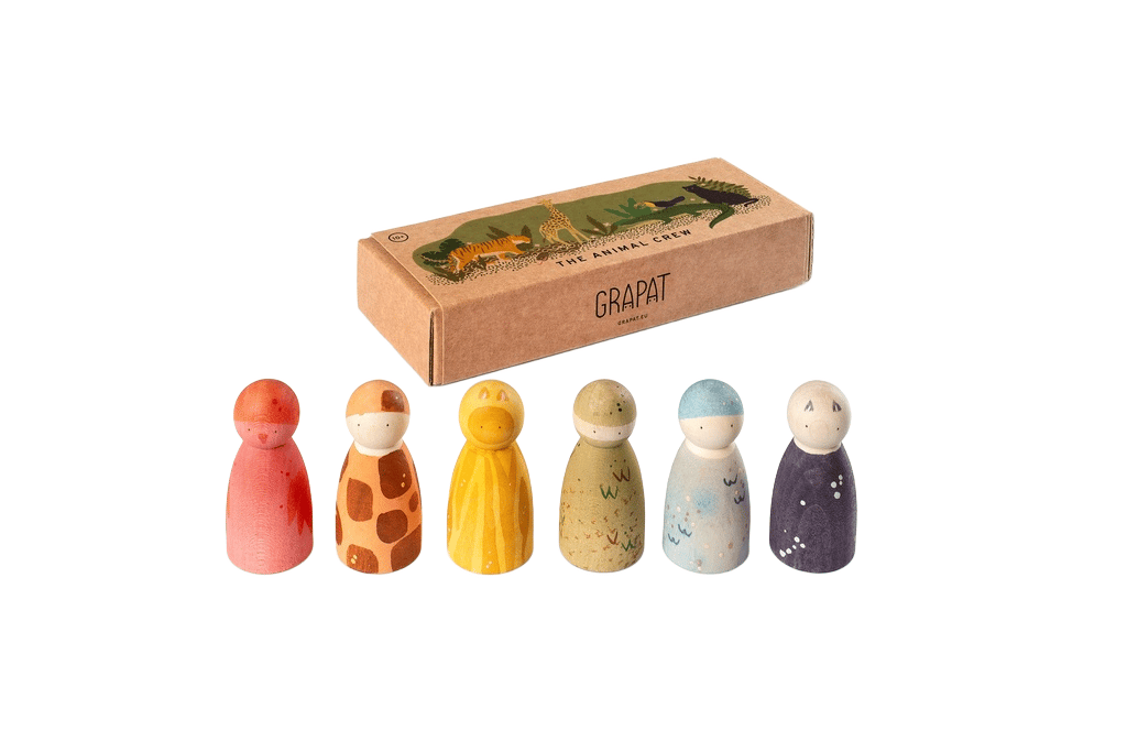 Trefigurer dyr, 6 Nins i utkledning | The Animal Crew, Regnbuens Farger