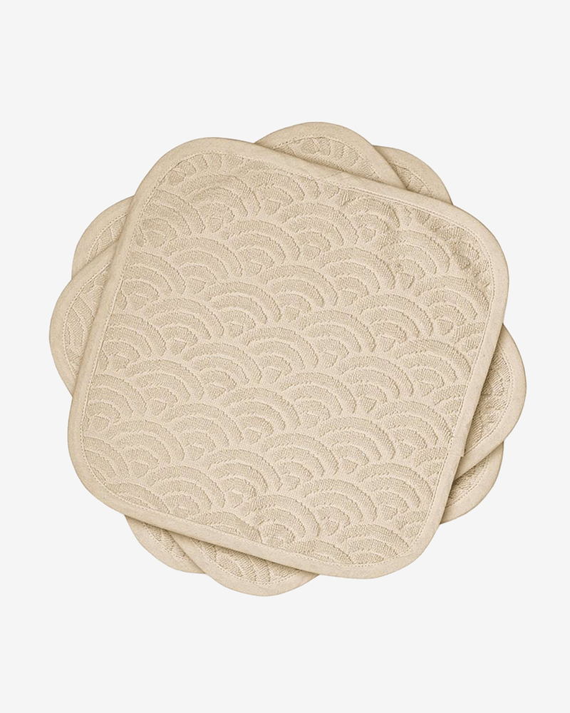 Vaskekluter Frotté 3pk - Økologisk - 30x30cm