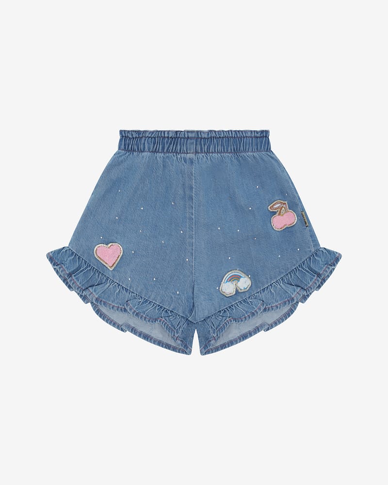Shorts Barn m/ Glitter Paljetter - Justerbar Midje | HCHelena Sparkling