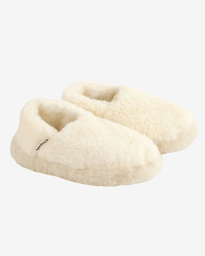 Ulltøfler Dame - Ullfleece og Skinn - 100% Merino | Mama Snuggle Slips