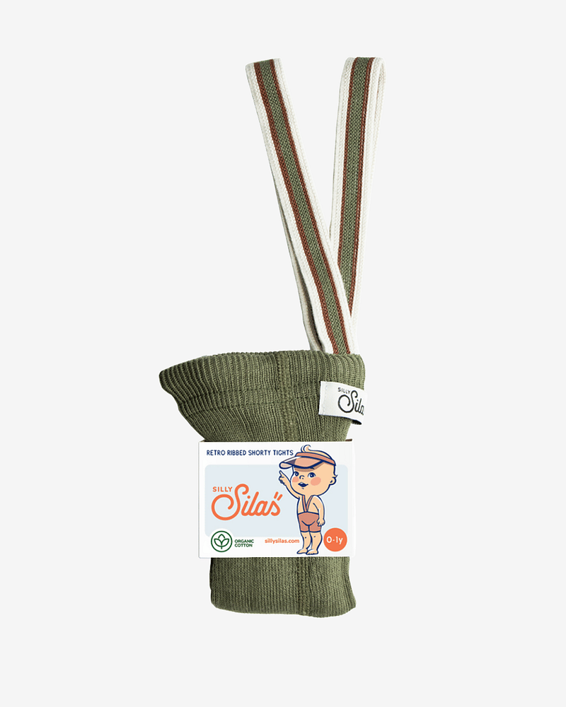 Shorts Tights m/ Seler - 100% Øko Bomull | Shorty Tights Rib