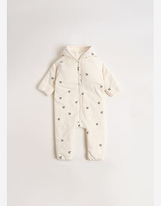 Heldress Baby - 100% Øko Bomull i tykk kvalitet | Newborn Onesie with Hood