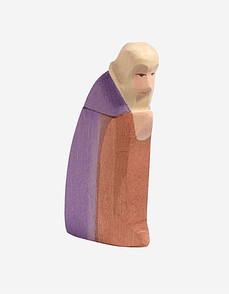 Trefigur Josef - Håndlaget | Julekrybbe Figur