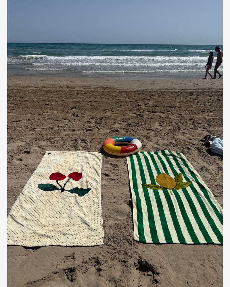 Strandhåndkle 100x70cm - Bomull | Beach Towel