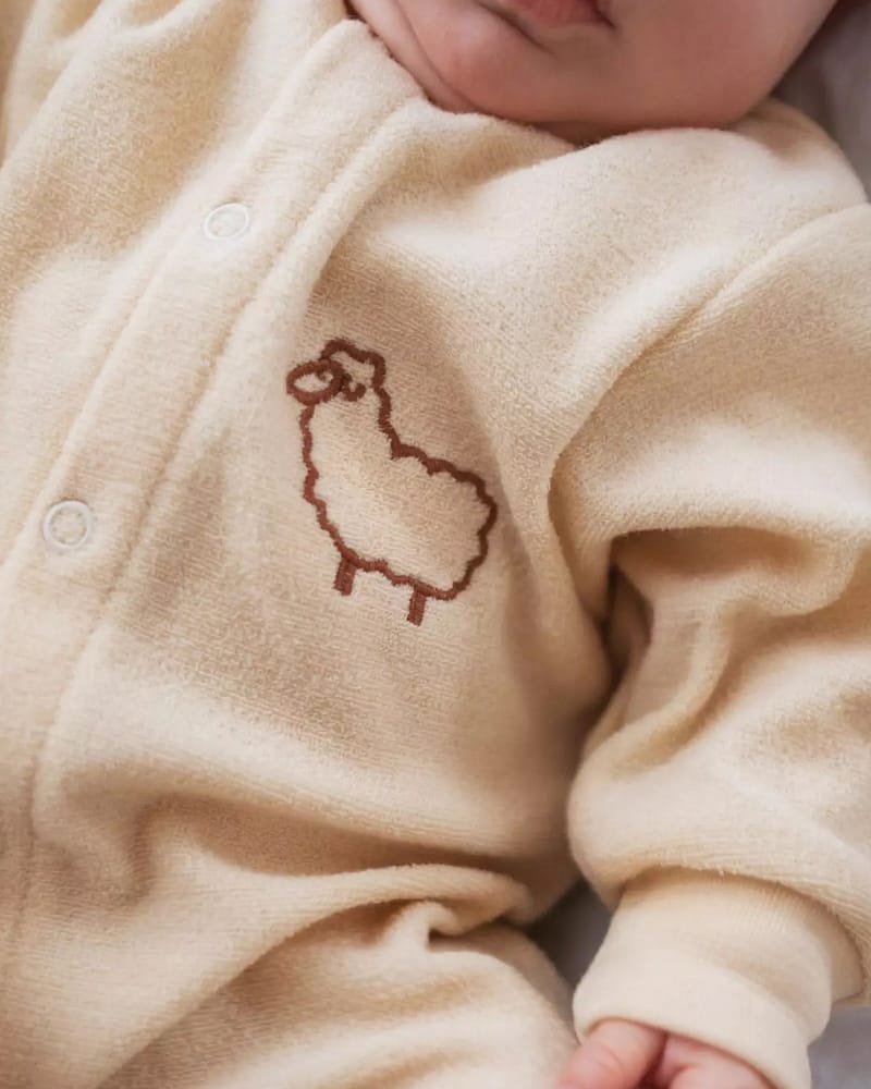 Ullpysj Baby m/ fot - 100% Ull-Frotte