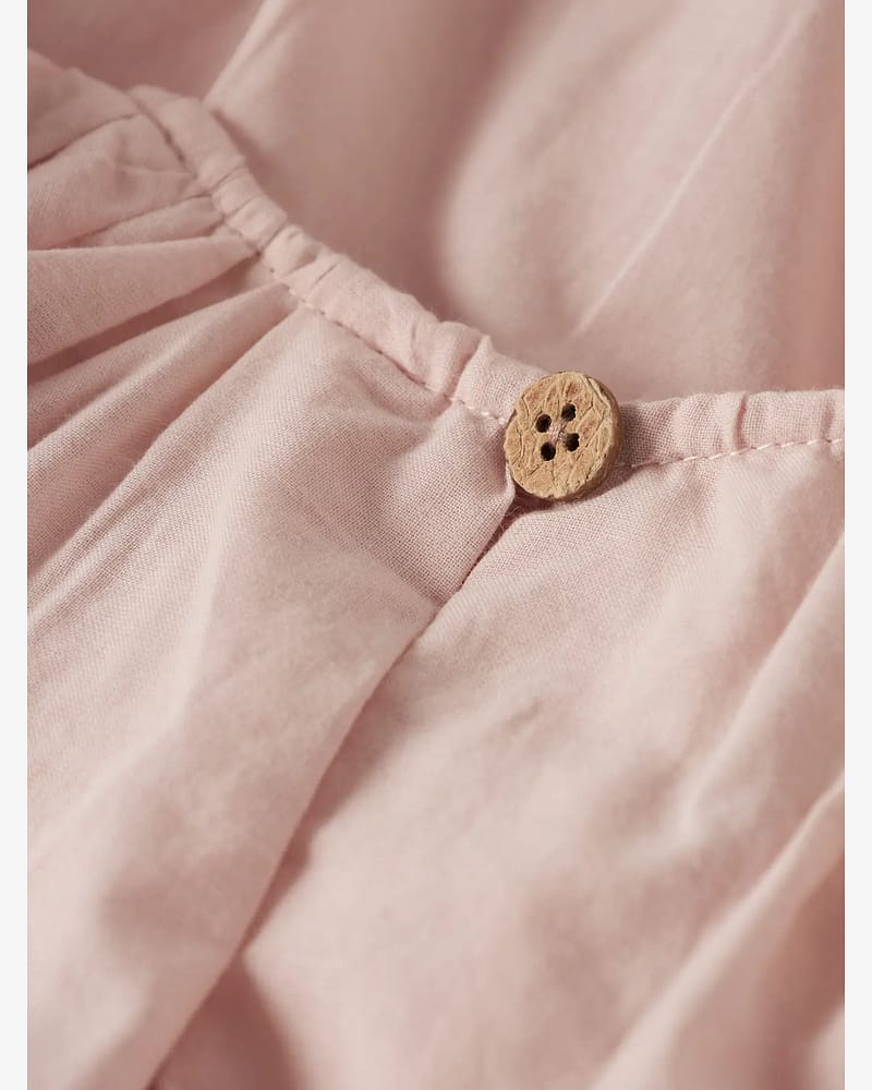 Bluse Baby m/ Broderi - 100% Øko Bomull | NBFDAYNA SS LOOSE SHIRT LIL