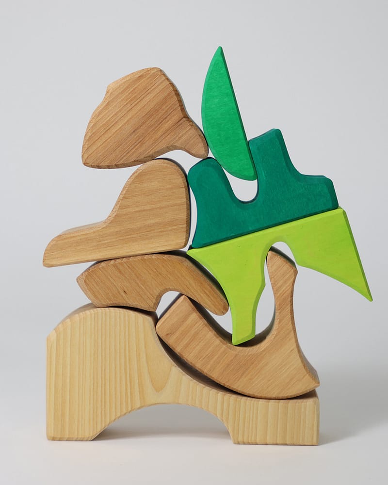 Byggesett og Puslespill - 8 klosser | Building Set