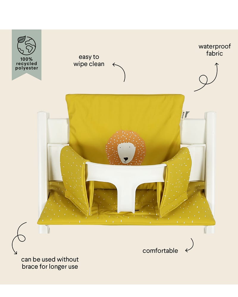 Sittepute til Spisestol - Tripp Trapp Stol | Waterproof highchair cushion