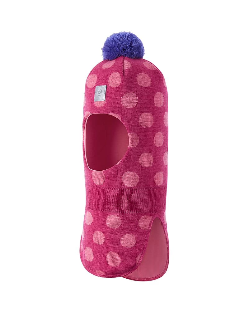 Ull Balaclava med dusk, 50% Merino - Varm vinterlue | Polkka