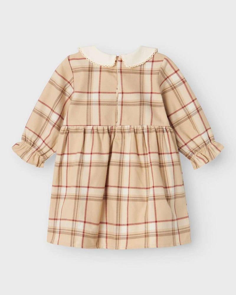 Kjole Baby M/ Krage - Øko bomull | Sevena LS Body Dress