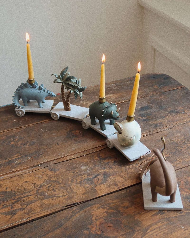 Bursdagstog Lysestake - Bursdags Dekorasjon | Birthday Train