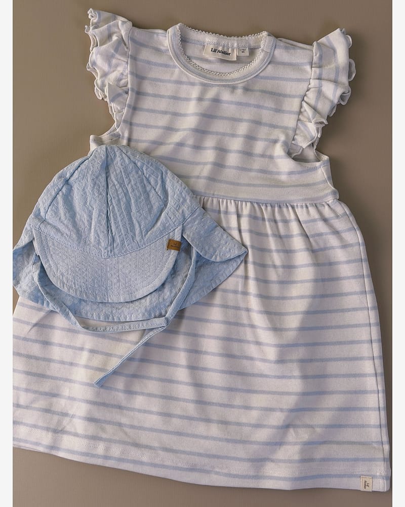 Kjole Baby m/ Body – Øko TENCEL | NBFGEO LOOSE BODY DRESS