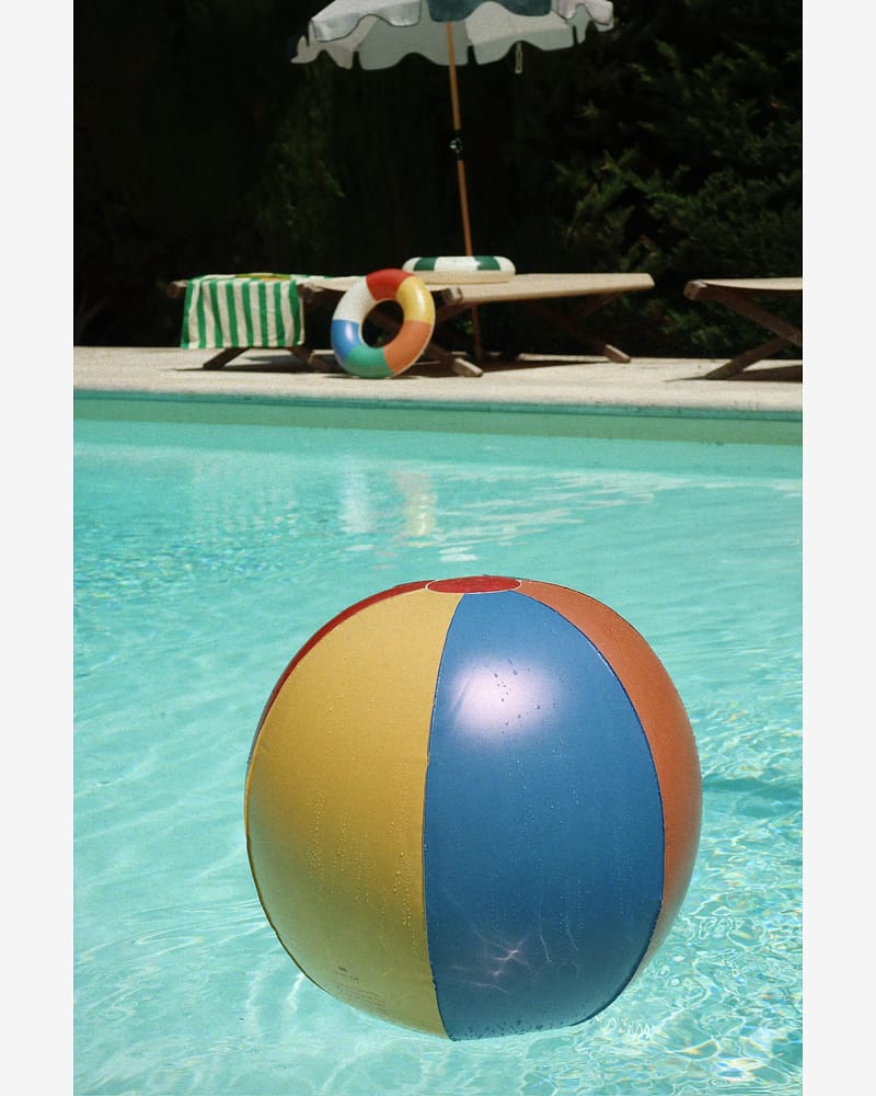 Badering & Badeball Sett - fra 3 år, Oppblåsbar | Swim Ring & Beach Ball Set