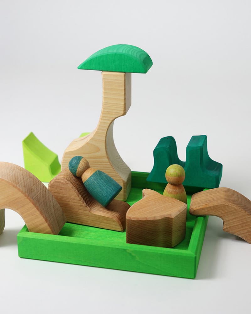 Byggesett og Puslespill - 8 klosser | Building Set