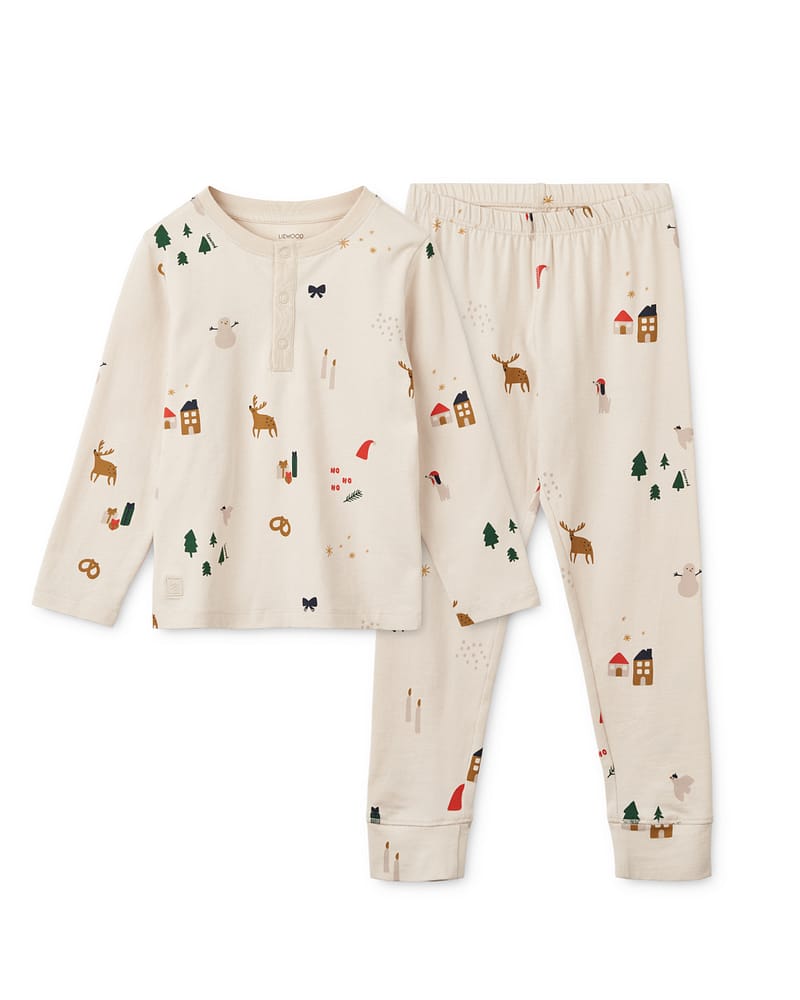 Pysjamas Sett, Julepysj - Øko Jersey | Wilhelm Pyjamas Set - 110