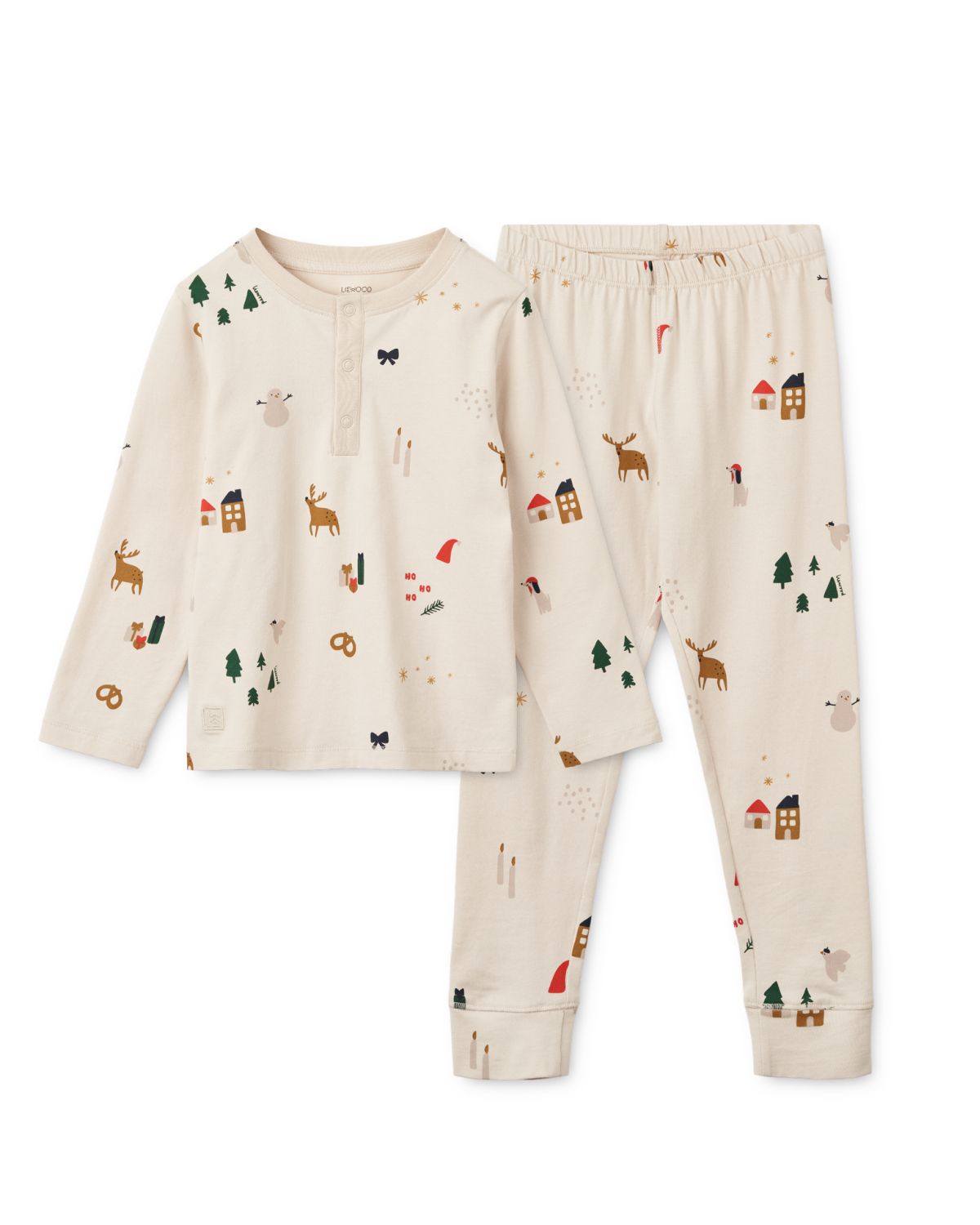 Pysjamas Sett, Julepysj - Øko Jersey | Wilhelm Pyjamas Set - 110