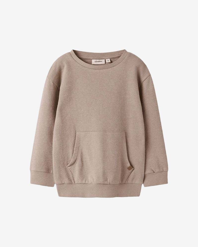 Genser Barn - Terrystoff i Øko Bomull | NMMDIAS DUK LS LOOSE SWEAT LIL