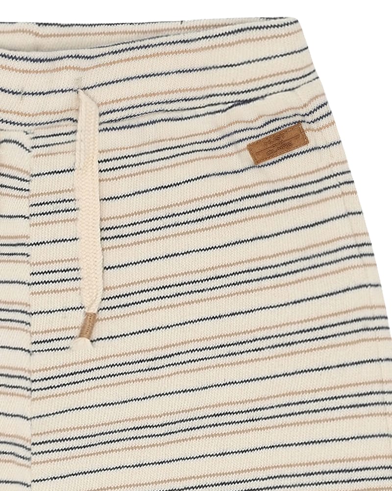 Bukse Baby - Terrystoff i Øko Bomull | HCGus Fine striped knit