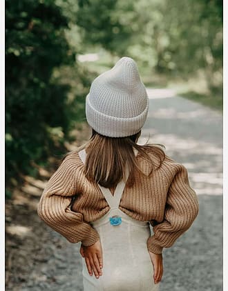 Ullstrømpebukse u/ føtter m/ sele | Wooly Footless Tights