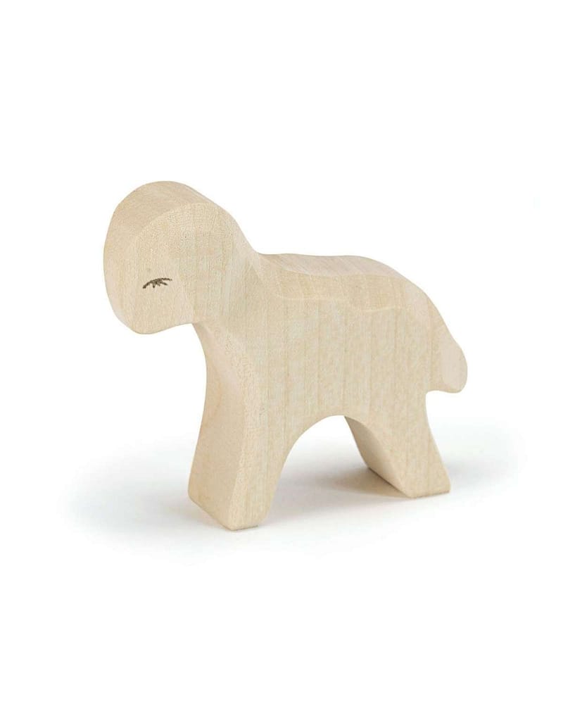 Sau Lekedyr - Håndlaget Trefigur | Bondegård Leke