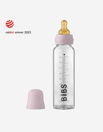 BIBS Tåteflaske i Glass 225 ml - Komplett Sett