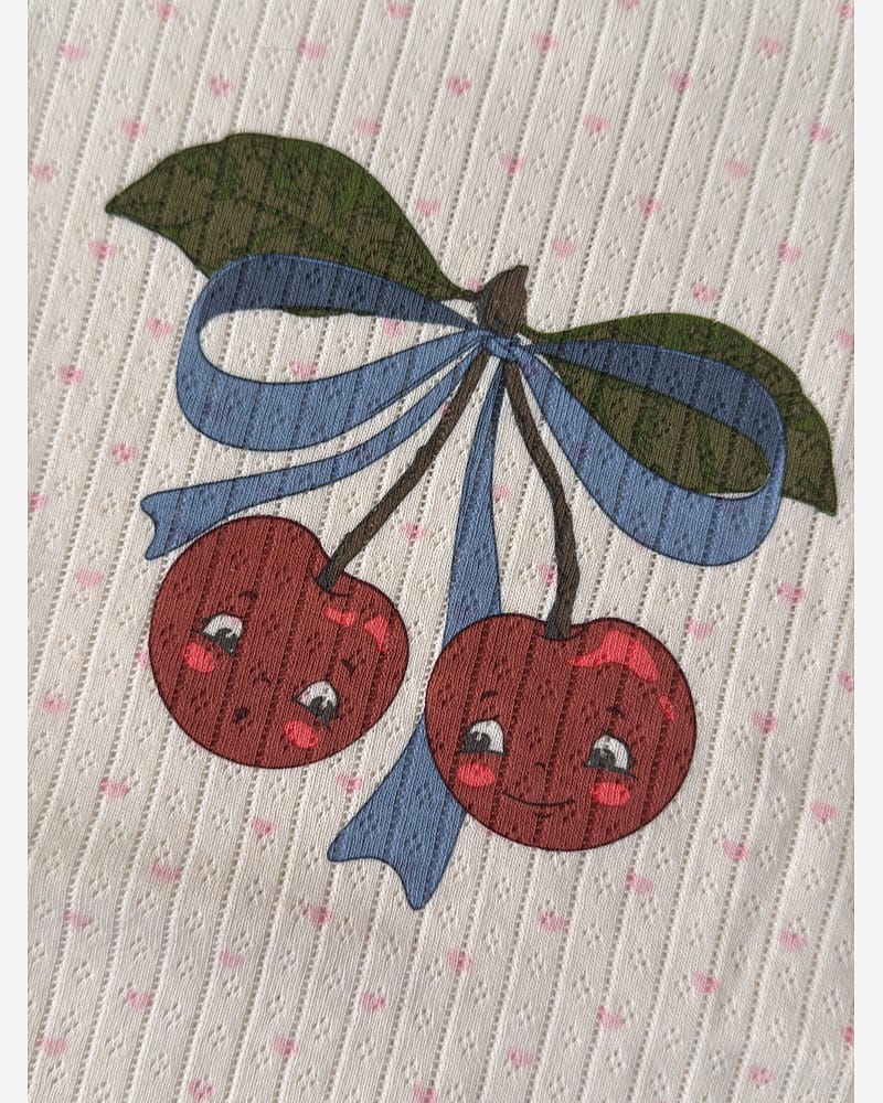 T Skjorte - Øko Bomull Pointelle | Minnie Tee GOTS