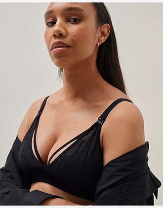 Amme BH Bralett m/ blonder - Lett+ Støtte | Lace Nursing Bra
