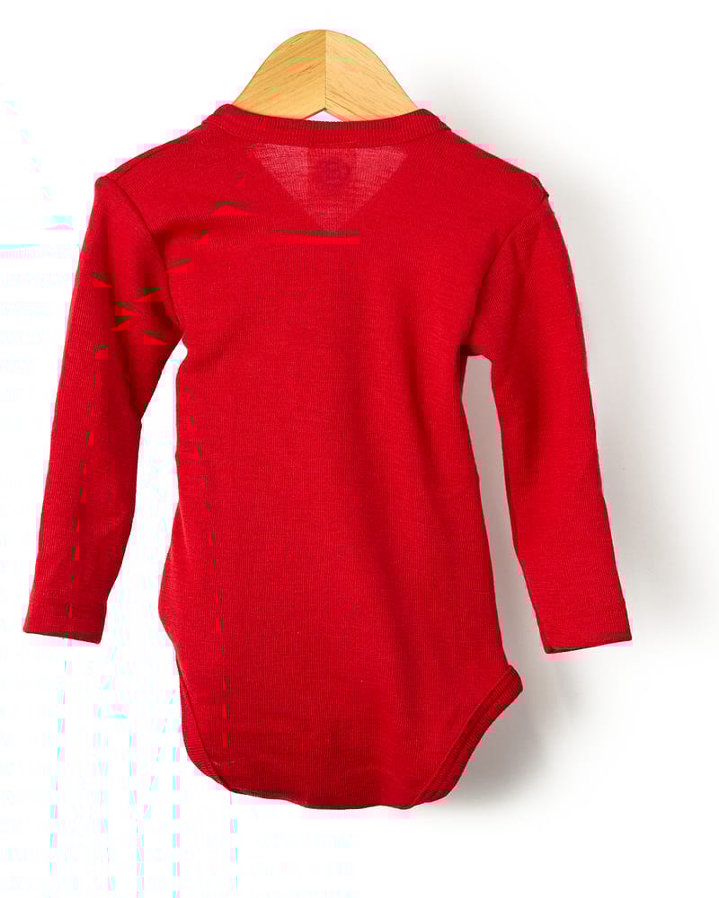 Omslagsbody Ull / Silke - Cosilana, Rød