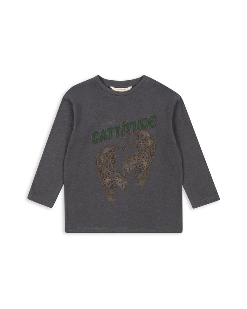 Bluse med Print - Øko Bomull og Lin | Ella LS Tee