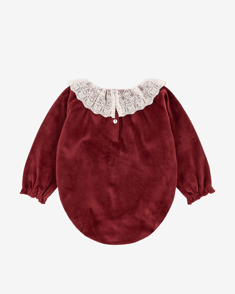 Romper Body med vid krage - Fløyel | Venola Romper