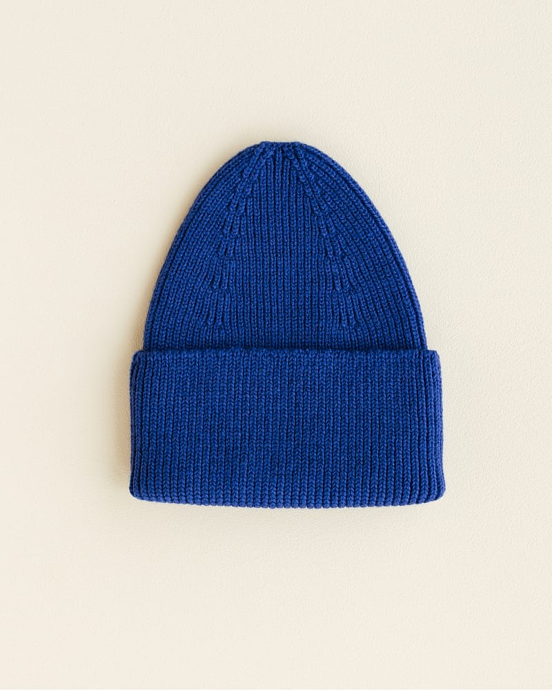 Ull Beanie barn - 100% Merino, Ubehandlet | Ribb lue Fonzie