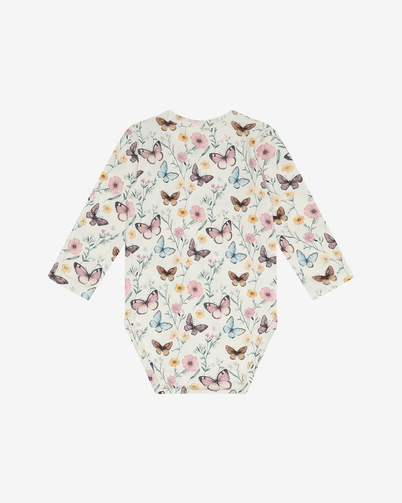 Body Baby med Print - 95% Bambusviskose, 5% Elastane | HCBuller Butterfly