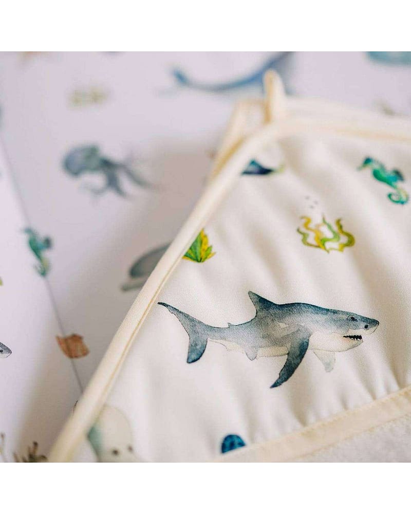 Badehåndkle Baby - 100% Bambus - 85x85cm