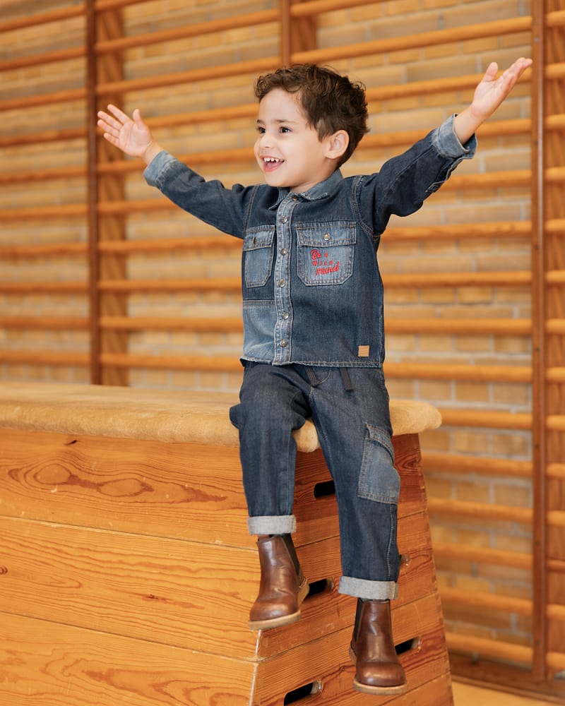 Denim Bukse Barn - 100% Bomull | James Contrast