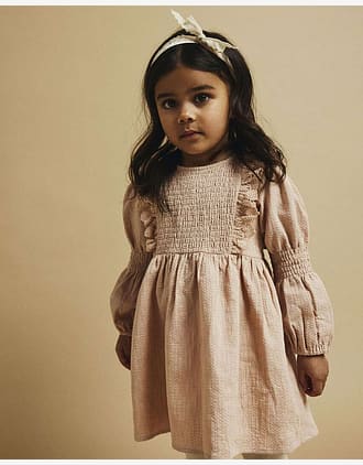 Kjole Barn m/ Blonder - Øko Bomull | Rosita LS Dress