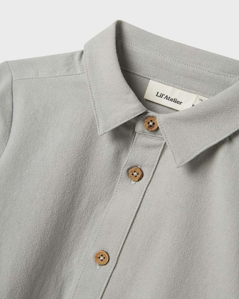 Skjorte Barn - 100% Øko Bomull | Hadam LS Loose Shirt