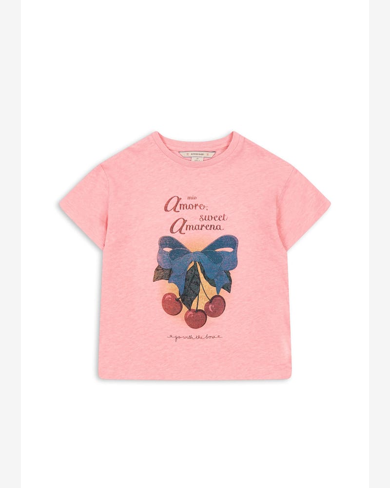 T Skjorte med Print - Øko Bomull og Lin | Era Tee