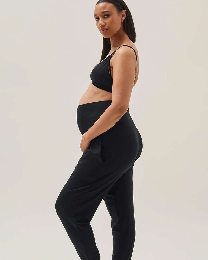 Gravidbukse - Joggebukse i Bambus/Bomull Jersey | OONO Soft Maternity Pants