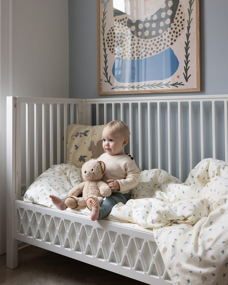 Sengetøy Barn 100x140 - Sateng, Øko Bomull | Bedding Junior