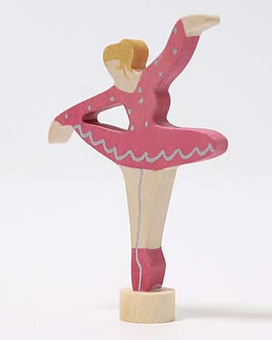 bursdagsring grimms lysestake trefigur ballerina