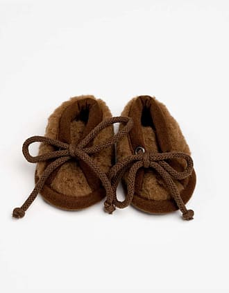 Ulltøfler i tykk ullfeece - 100% Merino