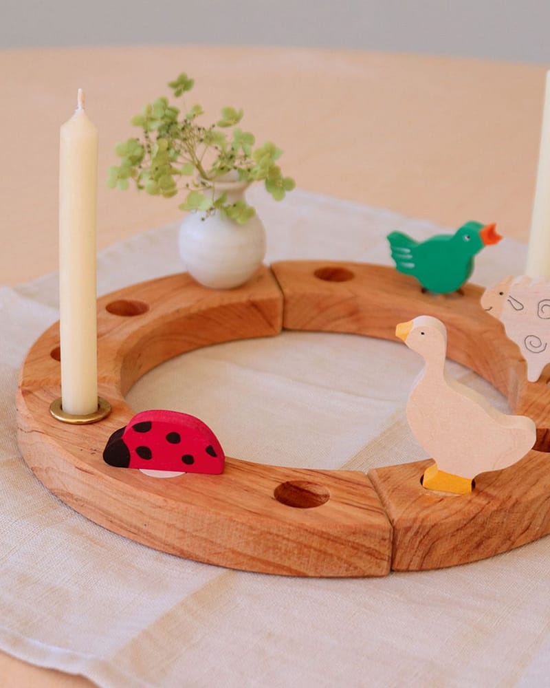 Marihøne til Bursdagsring | Figur Grimms Lysestake