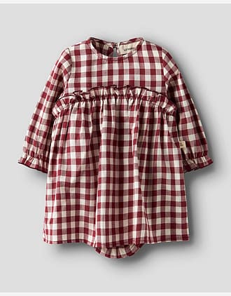 Kjole Baby M/ Volanger - Øko bomull | NBFRIO LS LOOSE BODY DRESS LIL