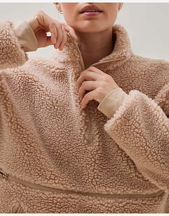 Gravid og Ammegenser - Teddyjakke m/ ull | Pile Fleece Maternity Anorak