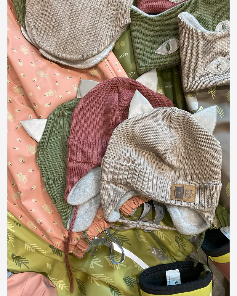 Babylue Ull m/ fleecefôr og vindstopper - Varm | 1-3år - 1-3 år