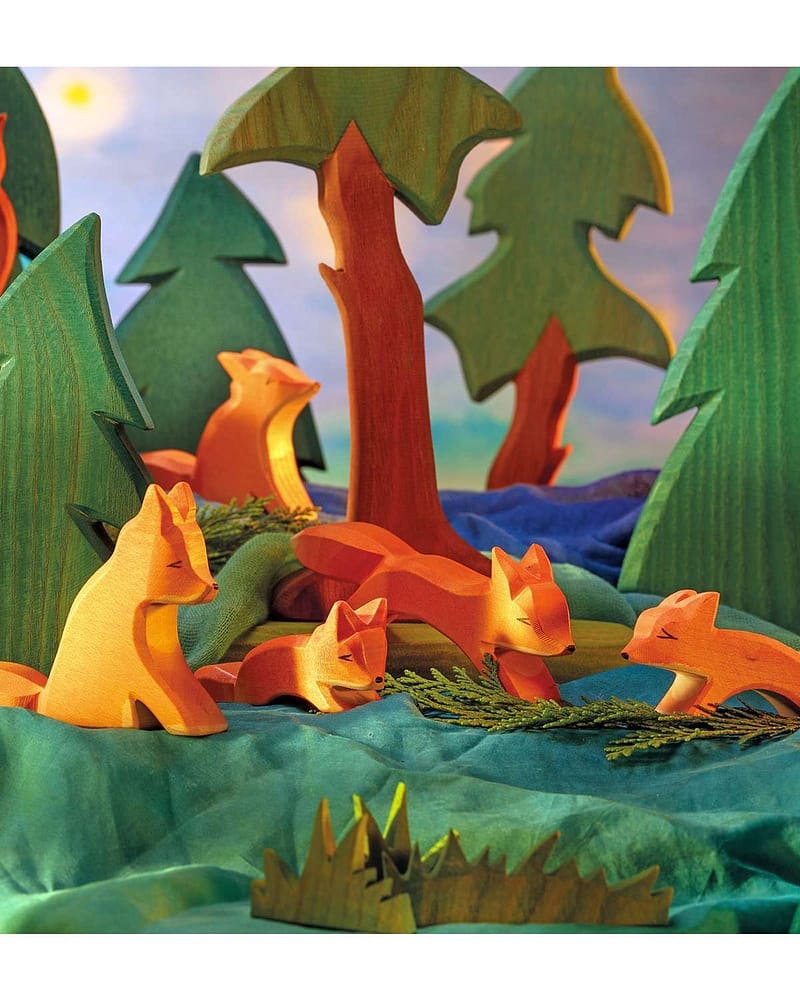 Håndlaget Trefigur | Dyrefigurer Skog