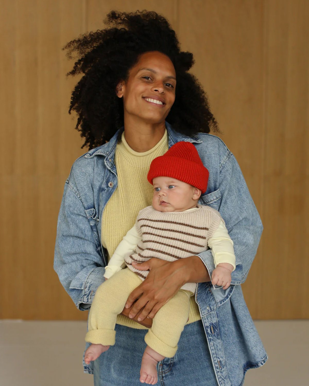 Ullvest Baby – 100% Merino, Ubehandlet Ull | Vest Harvey Baby, Cream / Mocha