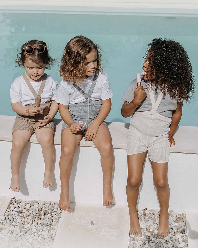 Shorts Tights m/ Seler - 100% Øko Bomull | Shorty Tights Rib