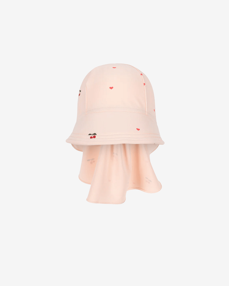 Badehatt M/ Nakkeskygge - UPF 50+ | Merle Frill Sun Hat cherry