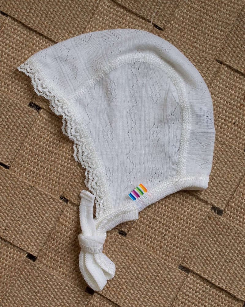 Babylue med blonde - Ull 85%